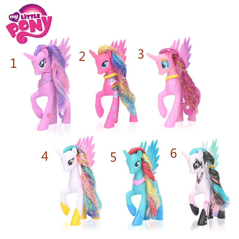 Mô Hình Nhân Vật Phim My Little Pony 14cm Bằng PVC My Little Pony Figure Princesa Twilight Sparkle Rainbow Dash PVC Action Figure toy