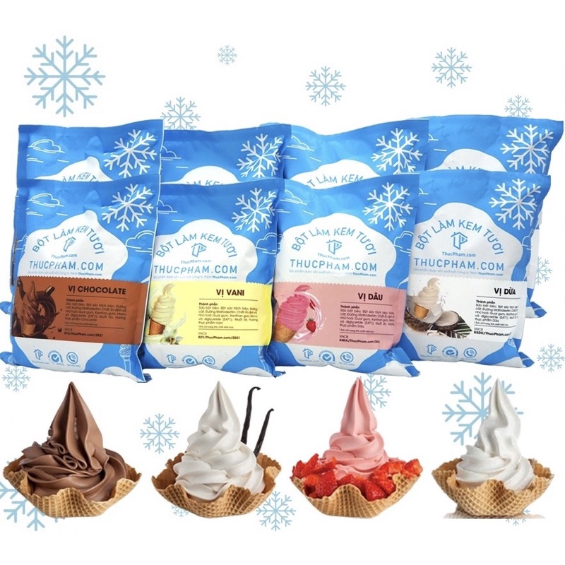 Bột làm kem tươi THUCPHAM.COM các vị 1kg