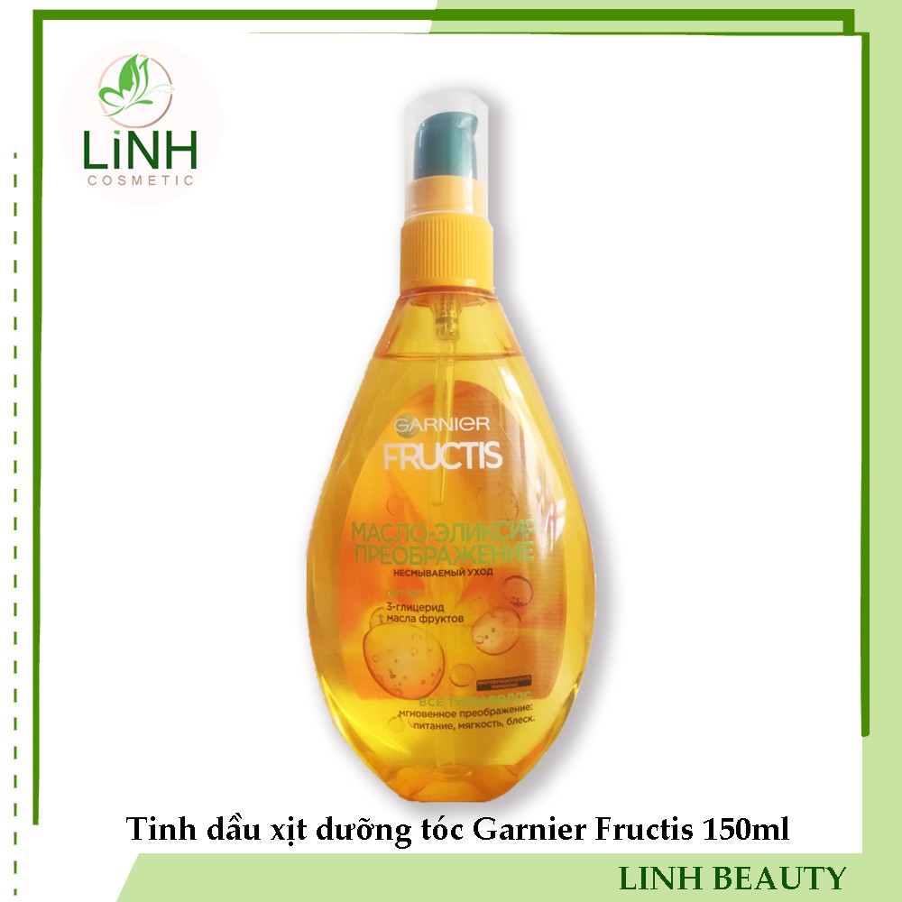 [Dưỡng tốt ko bết]Tinh dầu xịt dưỡng tóc Garnier Fructis