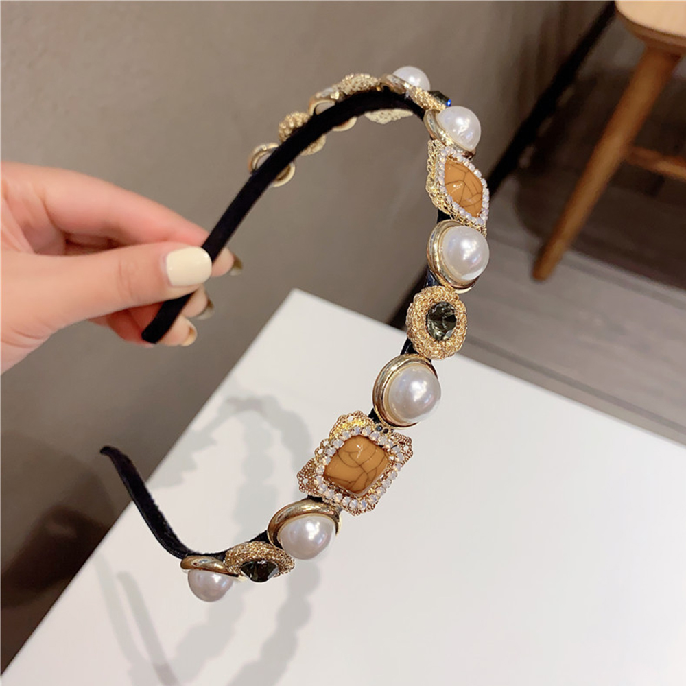 Cài Tóc Đính Đá Và Ngọc Trai Thời Trang Cho Nữ