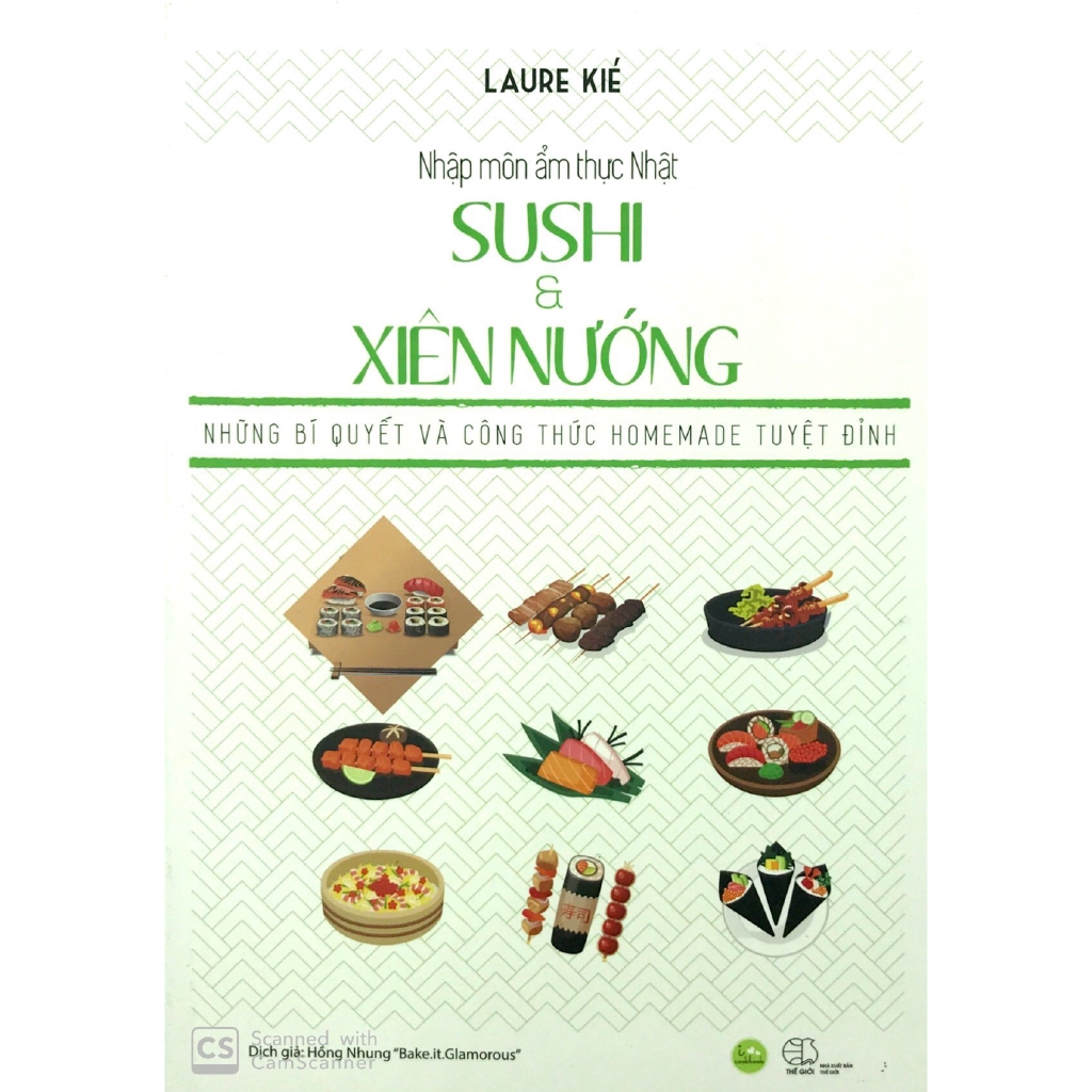 Sách - Nhập Môn Ẩm Thực Nhật - Sushi Và Xiên Nướng