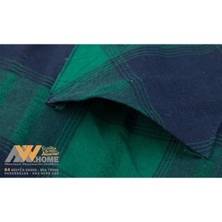 Áo Graphic Flannel - Xanh - Big Size