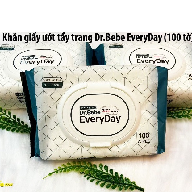 Khăn Ướt Đa Năng Tẩy Trang Dr.Bebe Every Day 100 Miếng