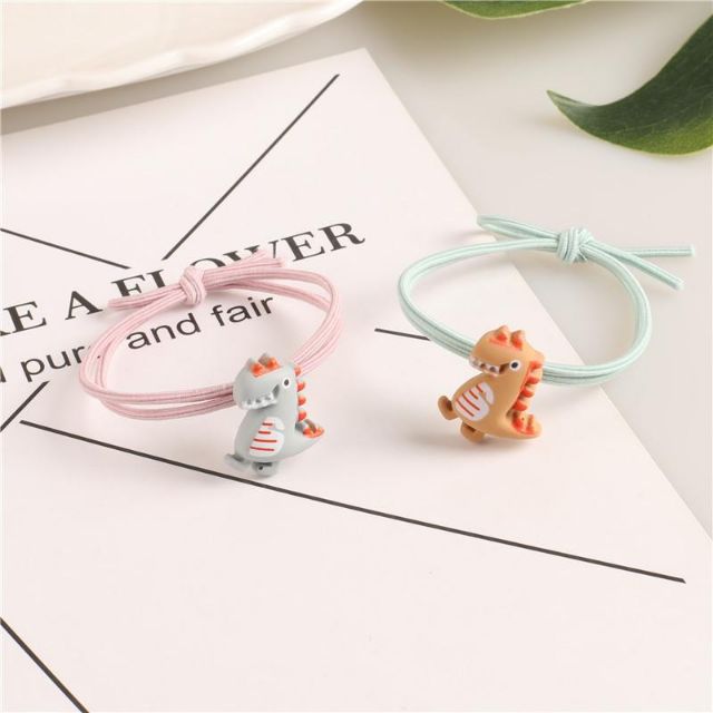Chun Buộc Tóc Khủng long Màu Sắc