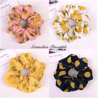 Cột tóc scrunchies dứa