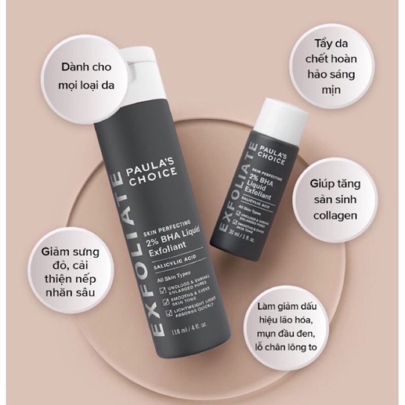 Dung dịch BHA 2% Paula's Choice 30ml | BigBuy360 - bigbuy360.vn