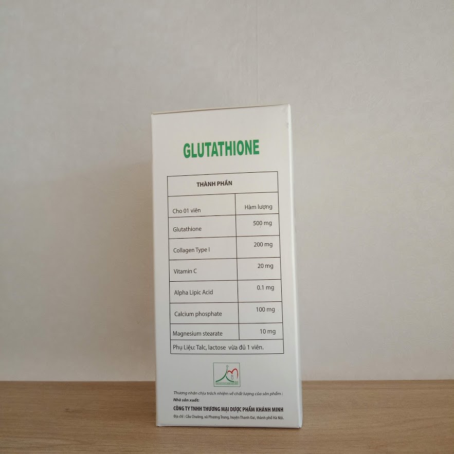 Glutathione new collagen viên uống trắng da lọ 60 viên ái mộ | BigBuy360 - bigbuy360.vn