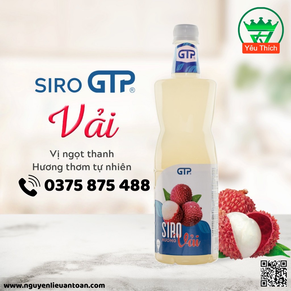 Siro Gia Thịnh Phát 1.3kg Đủ Vị - Hương Vị Đậm Đà, Vị Ngọt Tự Nhiên