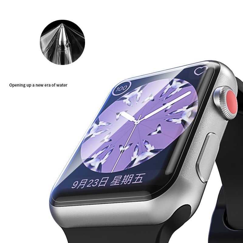 Miếng Dán Hydrogel Bảo Vệ Màn Hình Apple Watch Series 7 6 5 4 3 2 41mm 45mm 44mm 40mm 44mm iWatch 7 4 5 6