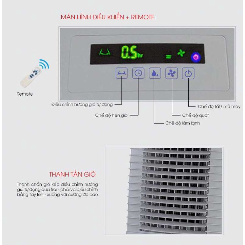 Quạt điều hòa/ máy làm mát không khí Yakyo 2000BS cũ