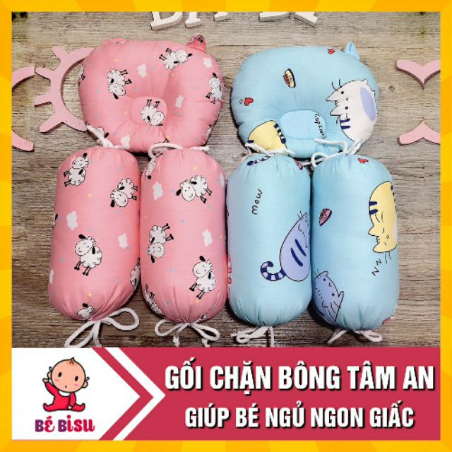 Bộ gối chặn bông Tâm An / chống giật mình, bé ngủ ngon