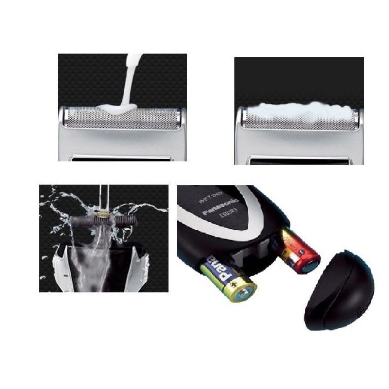 💎 Máy cạo râu Panasonic ES-3831 sử dụng 2 pin AA