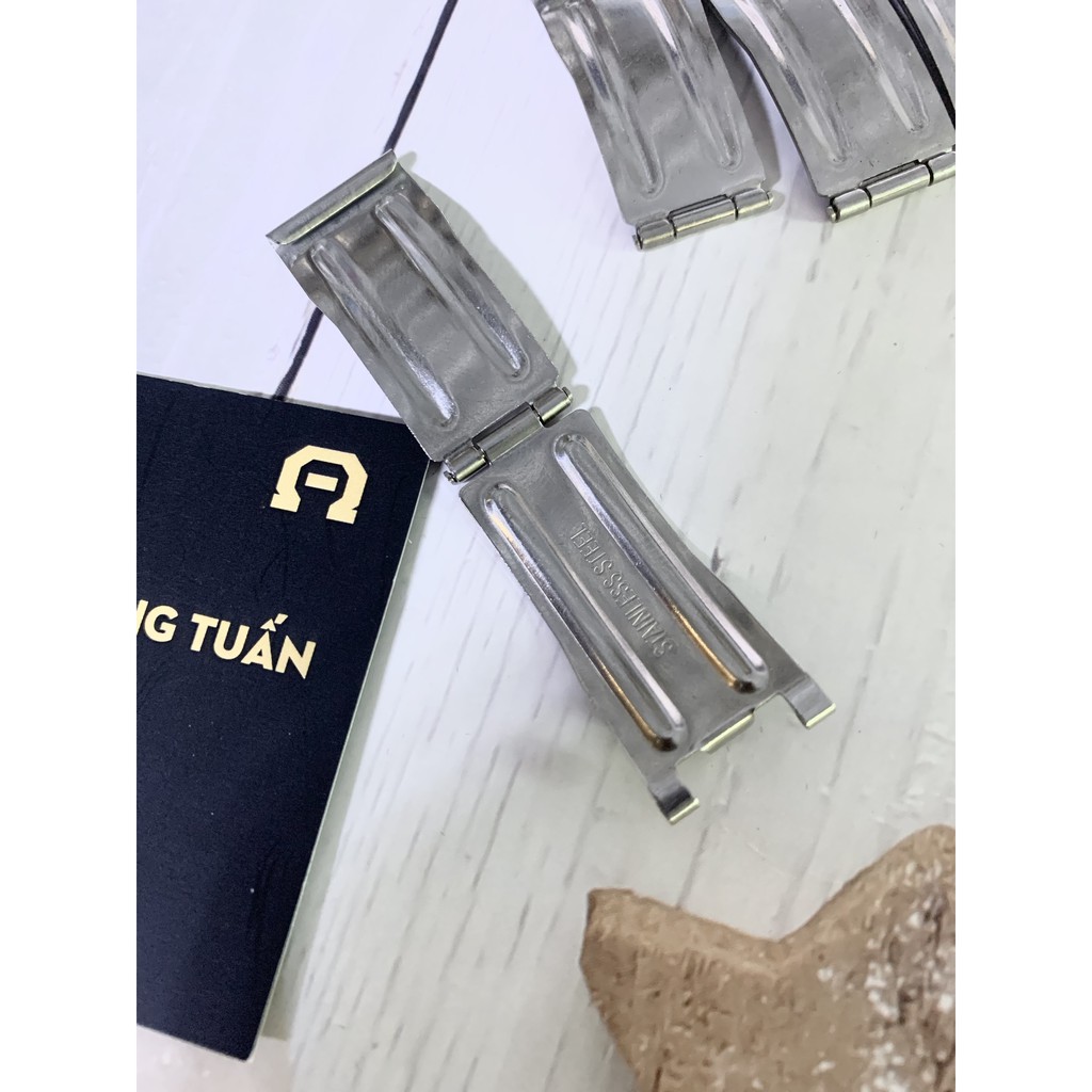 Bản lề gập cho khóa dây kim loại đồng hồ - Màu Trắng bạc - Silver