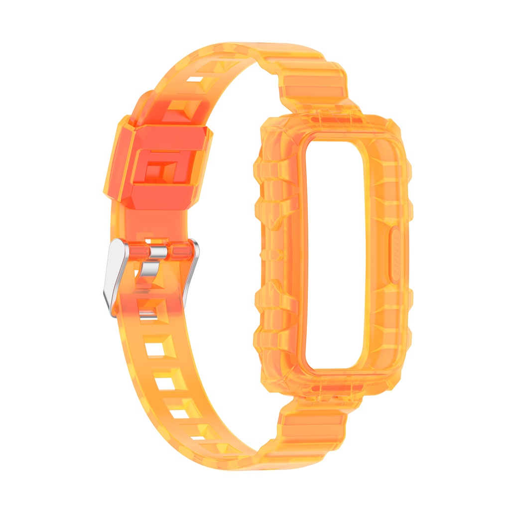Dây Đeo Silicone Trong Suốt Cho Đồng Hồ Thông Minh Huawei band 6 7 Honor band 6 pro