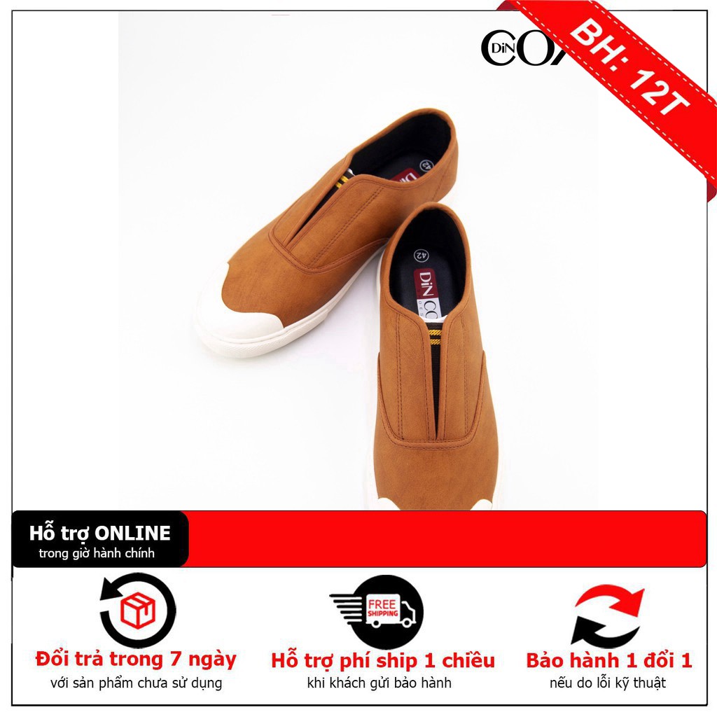 Giày Lười Nam DinCox Tan 1912