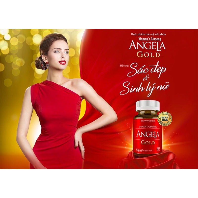 ✅ Viên uống ANGELA GOLD tăng cường sinh lý nữ