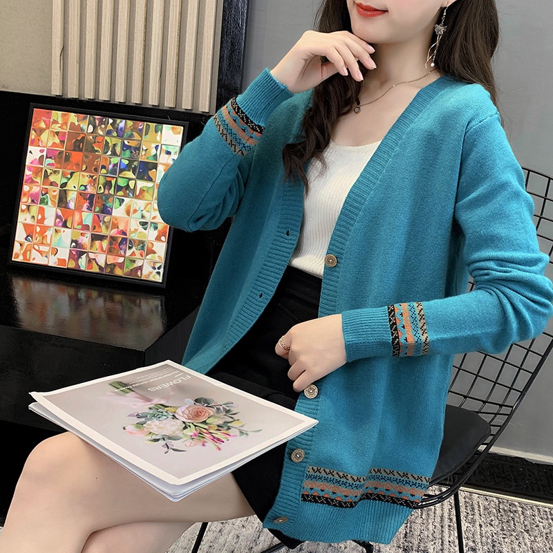 Áo khoác cadigan len kiểu dáng trẻ trung Ak07