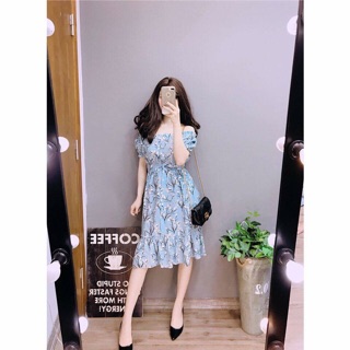 VÁY LỤA HOA NHÍ
