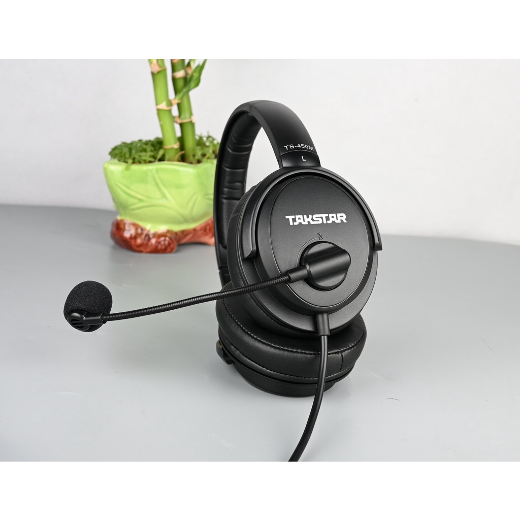 Tai Nghe Chụp Tai Takstar TS-450M. Tai Nghe Kiểm Âm Takstar TS-450 Cao Cấp Kiểm Âm Tốt, Dây Dài. Bảo Hành 12 Tháng.