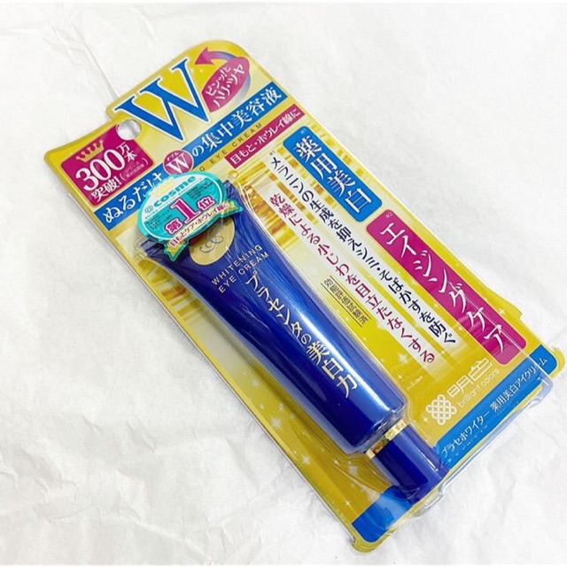 Kem dưỡng mắt Meishoku Place Whitening Medicated Eye Cream 30g