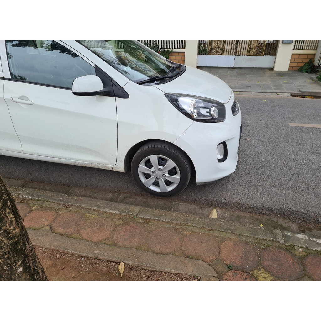 Ốp Mâm La Zăng Giả Vành Phù Hợp Với KIA,Kia Rio - 14inch - Màu Bạc