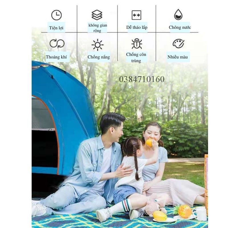 💥Lều cắm trại picnic 2 lớp 💥 , đi phượt, du lịch dã ngoại chống thấm ngủ ngon hòa mình vào thiên nhiên, lều cắm trại | BigBuy360 - bigbuy360.vn