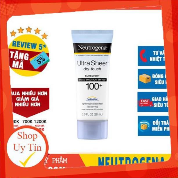 Kem chống nắng Neutrogena Ultra Sheer Dry Touch SPF 100 (88ml) _ NTG010CN