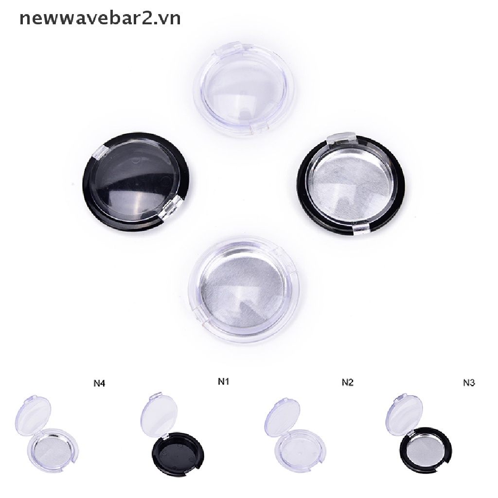 [Hàng mới về] Set 1/ 2 khay đựng phấn mắt rỗng 5ml có nắp đậy nhỏ gọn tiện lợi