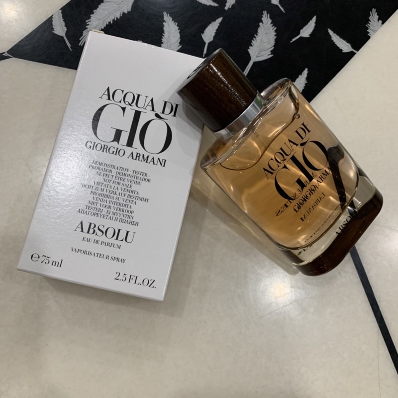 Nước hoa nam tester acqua di gio absolu edp 75ml