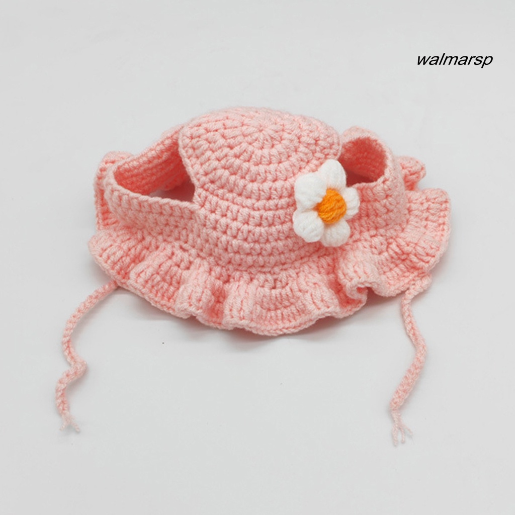 Óc Chó Mũ Dệt Kim Dễ Thương Độ Co Giãn Cao Có Thể Điều Chỉnh Trang Trí Cho Thú Cưng