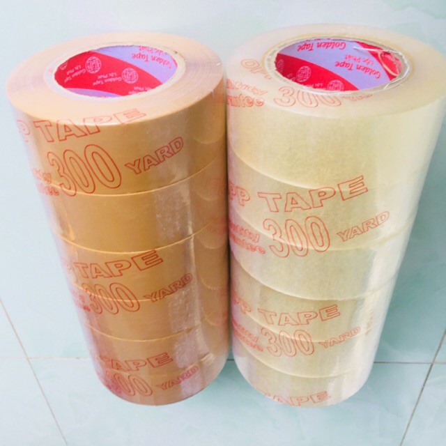 Băng Keo, Băng Keo Cuộn Đóng Hàng Dán Miệng Thùng (300ya=420gr/cuon)