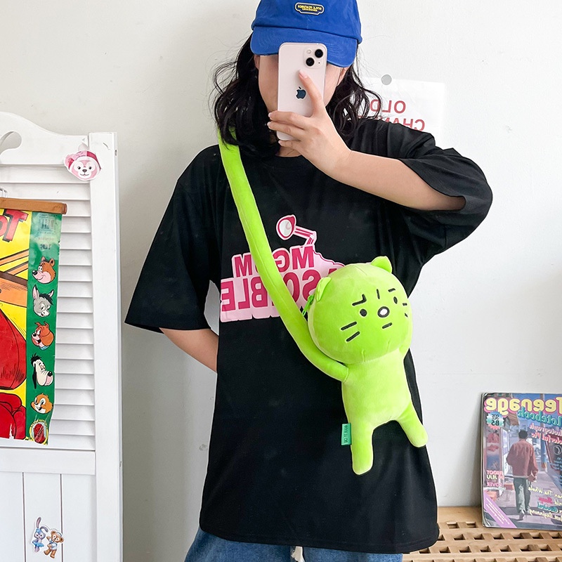 Túi Đeo Vai Hình Mèo Dễ Thương