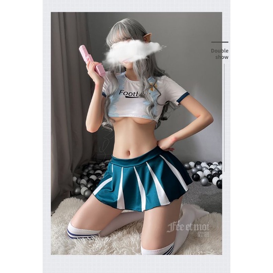 Cosplay nữ cổ động viên bóng đá sexy - hoá trang cheerleader bóng rổ cuồng nhiệt | BigBuy360 - bigbuy360.vn