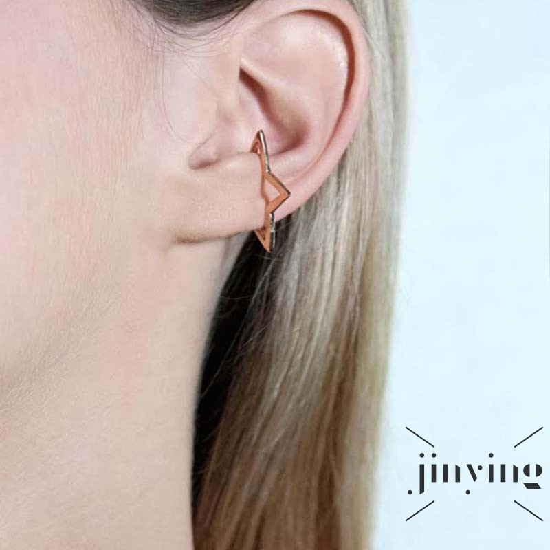 GETNOIVAS Khuyên kẹp vành tai hình ngôi sao năm cánh xinh xắn