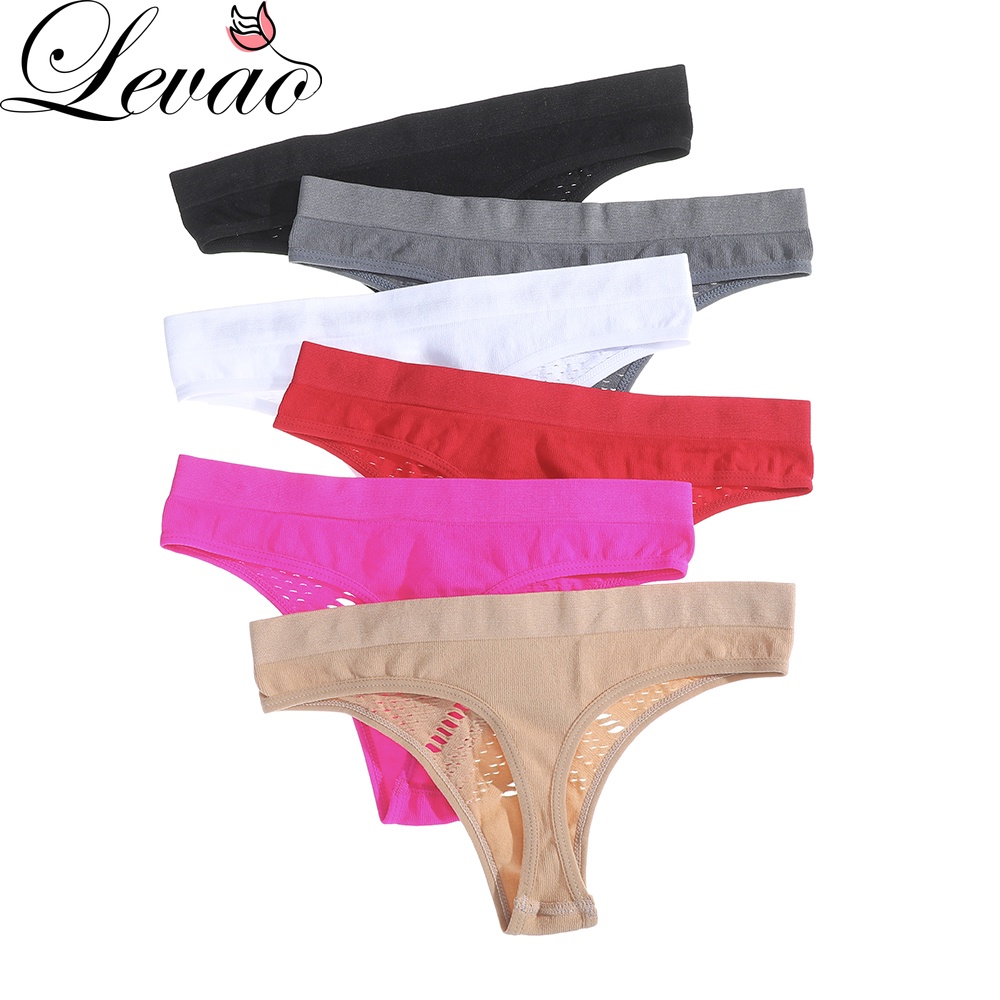 Quần Lót Levao Bằng Vải Ren Lưng Thấp Gợi Cảm Độc Đáo Cho Nữ