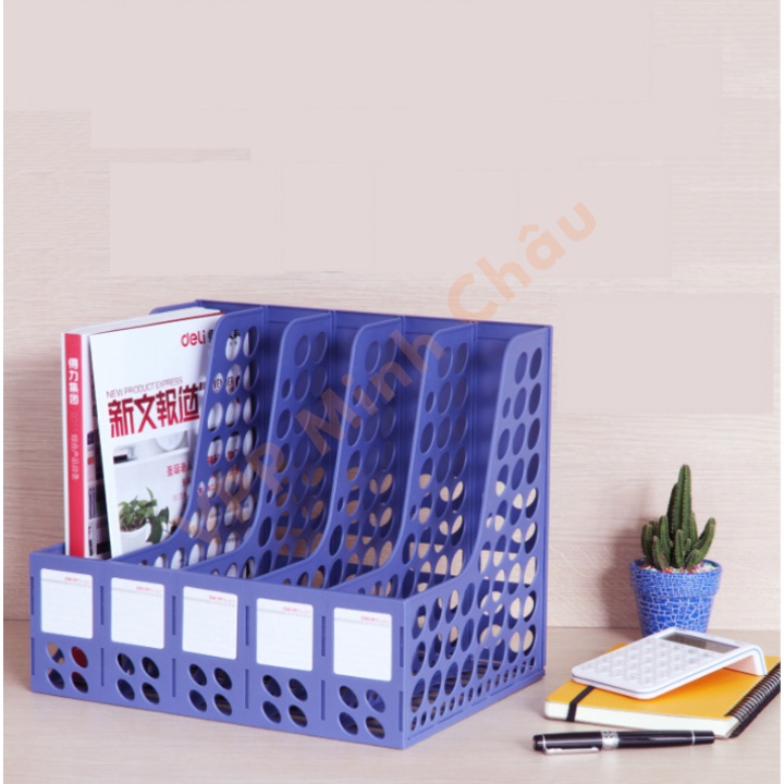 Khay Đựng Tài Liệu 5 Ngăn Deli 9838