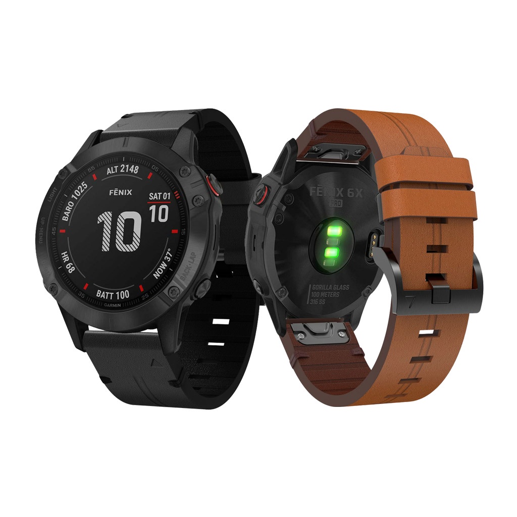 Dây da quickfit dành cho đồng hồ Garmin 20/22/26mm