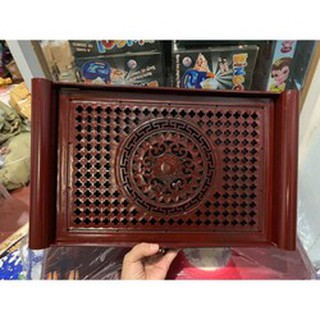 Khay trà nhựa giả gỗ cao cấp