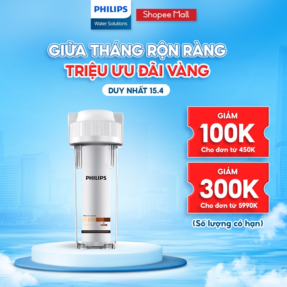 [Mã ELHA22 giảm 5% đơn 300K] Bộ tiền lọc trầm tích Philips AWP1811