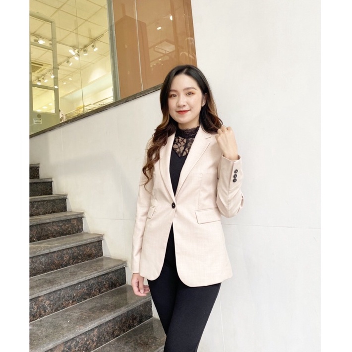 Seven Am áo khoác vest/blazer xám mới nguyên tag M/LXL