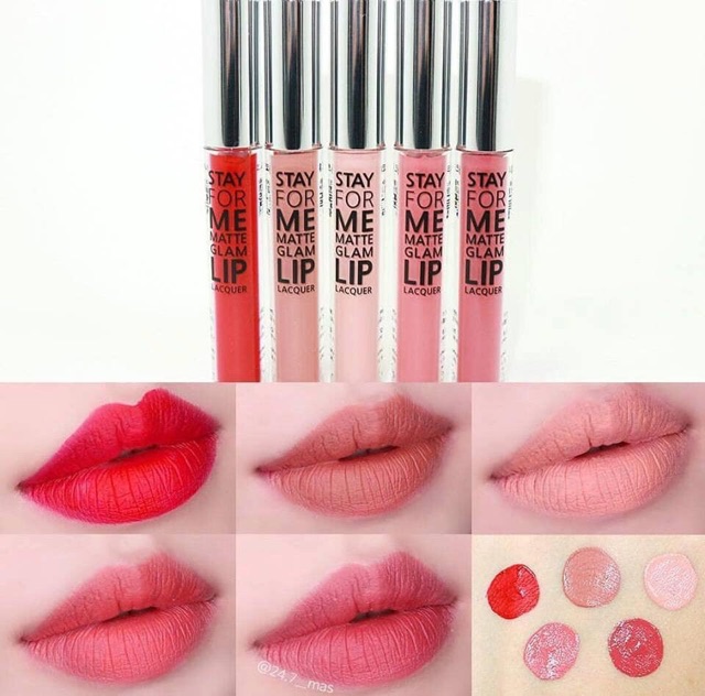 Son Kem Lì Beauty Co Seoul Stay For Me Matte Glam Lip Lacquer