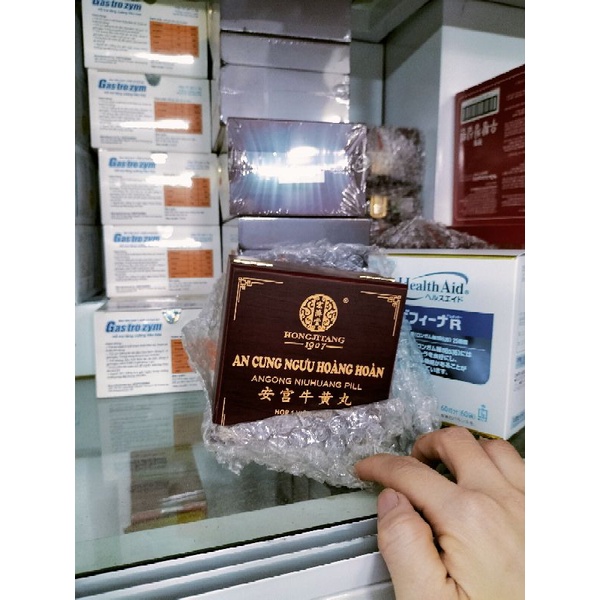 An cung ngưu hoàng hoàn Kwangdong Hàn Quốc Hộp Đỏ Hình Tổ Kén