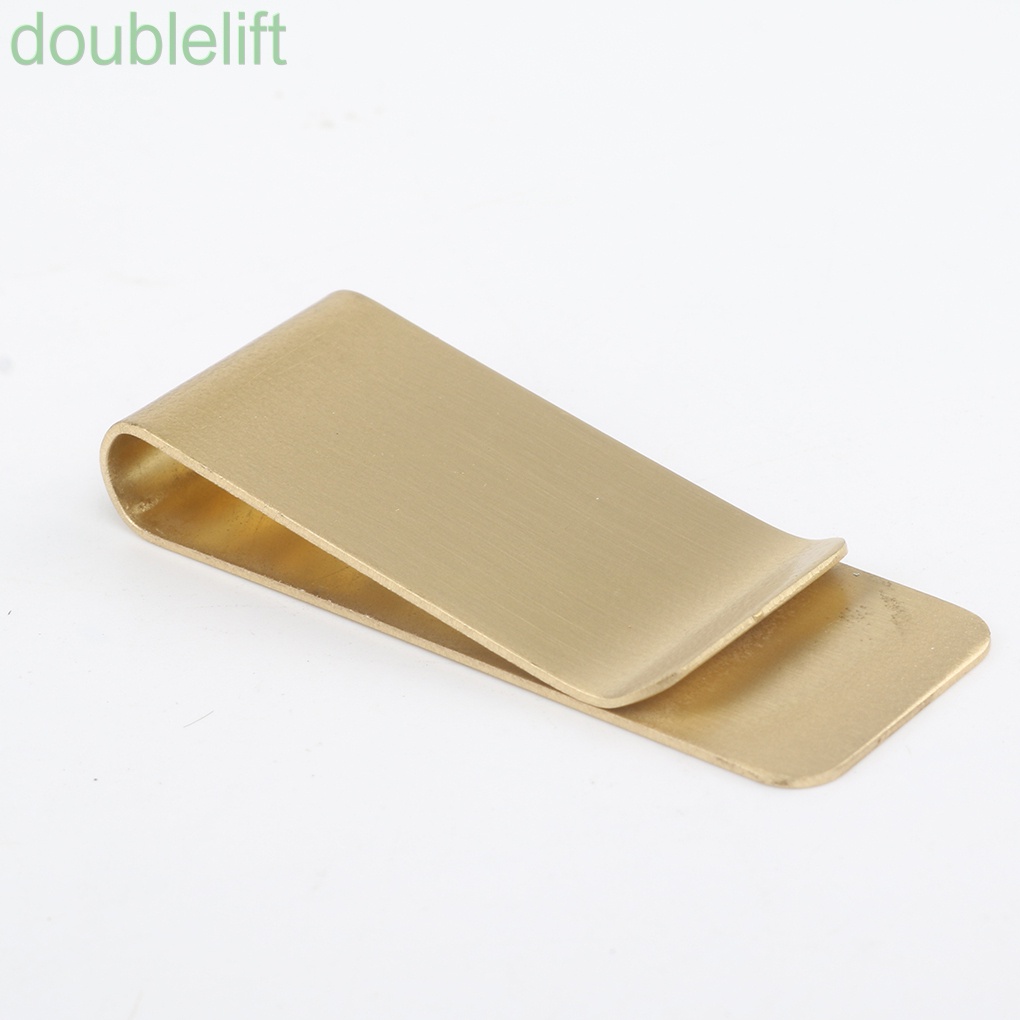 Kẹp tiền/thẻ tín dụng bằng thép không gỉ màu vàng