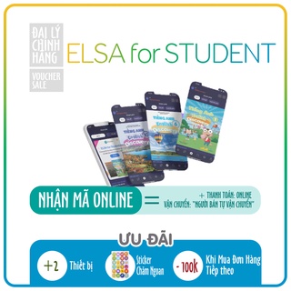 Toàn quốc [Evoucher] - ELSA For Students - Học tiếng Anh chuẩn cho học sinh khối 1 đến 12