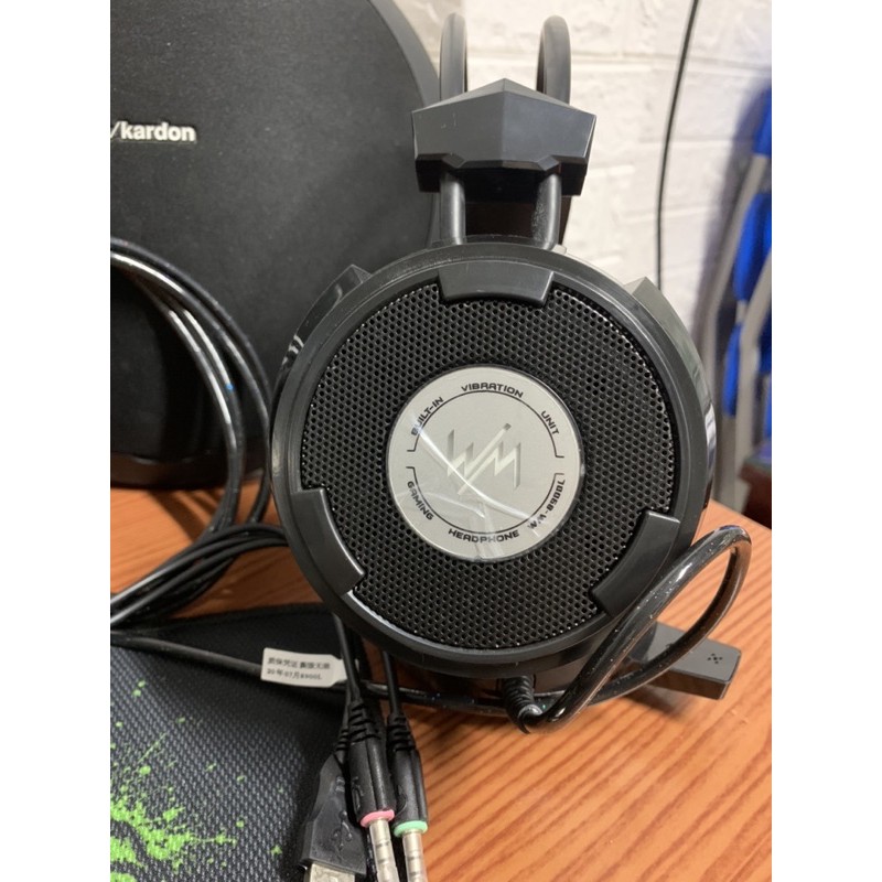 Tai nghe Gaming 7.1 wancminc 8900L chuyên game màu đen | BigBuy360 - bigbuy360.vn