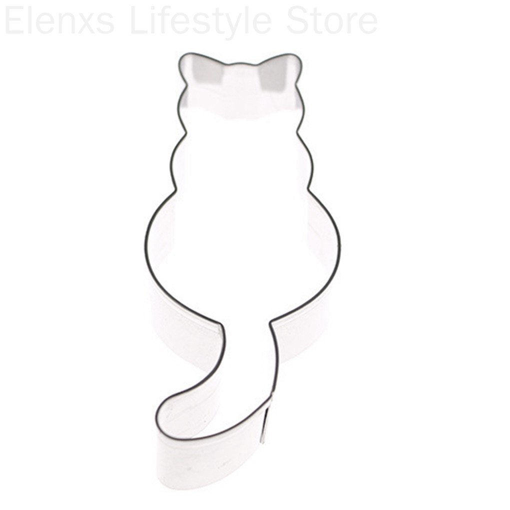 Dụng Cụ Cắt Bánh Sandwich Hình Mèo Bằng Thép Không Gỉ