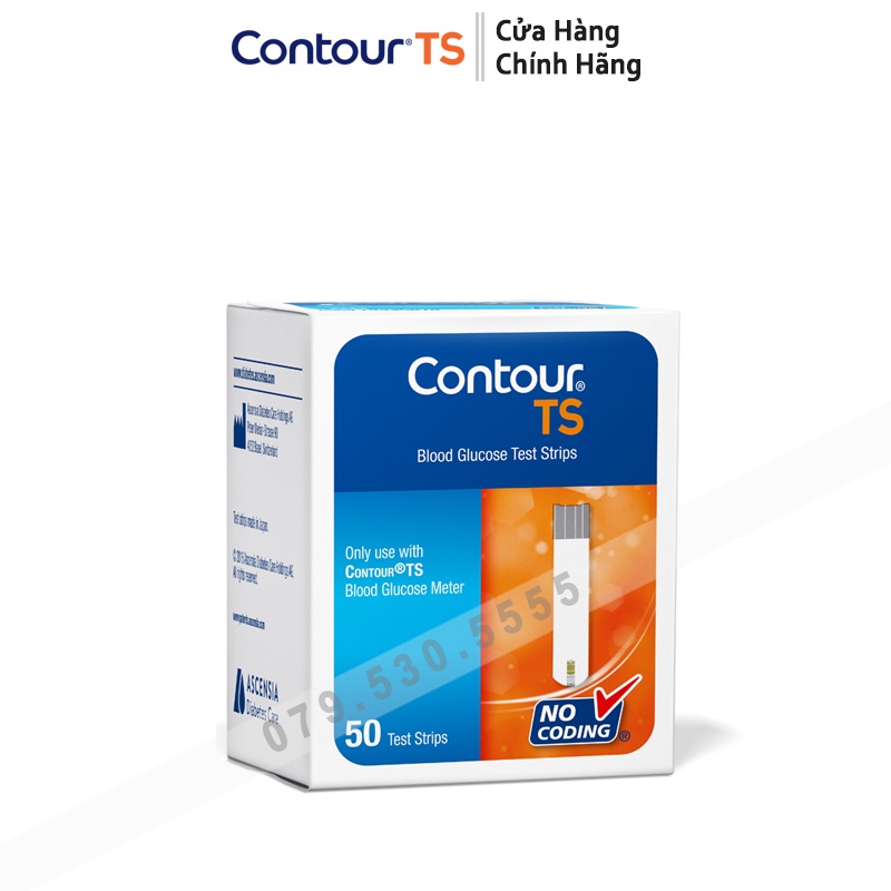 Que thử đường huyết Bayer Contour TS ( Hộp 50 que )