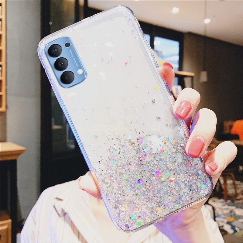 Ốp Lưng Kim Tuyến Nước Cho OPPO Reno 11 A18 reno 10 A18 Reno6 Z Reno6 Pro 5G Reno6 5G A16 Reno5 5g Oppo A54 A74 A94 Find X3 Pro 5g