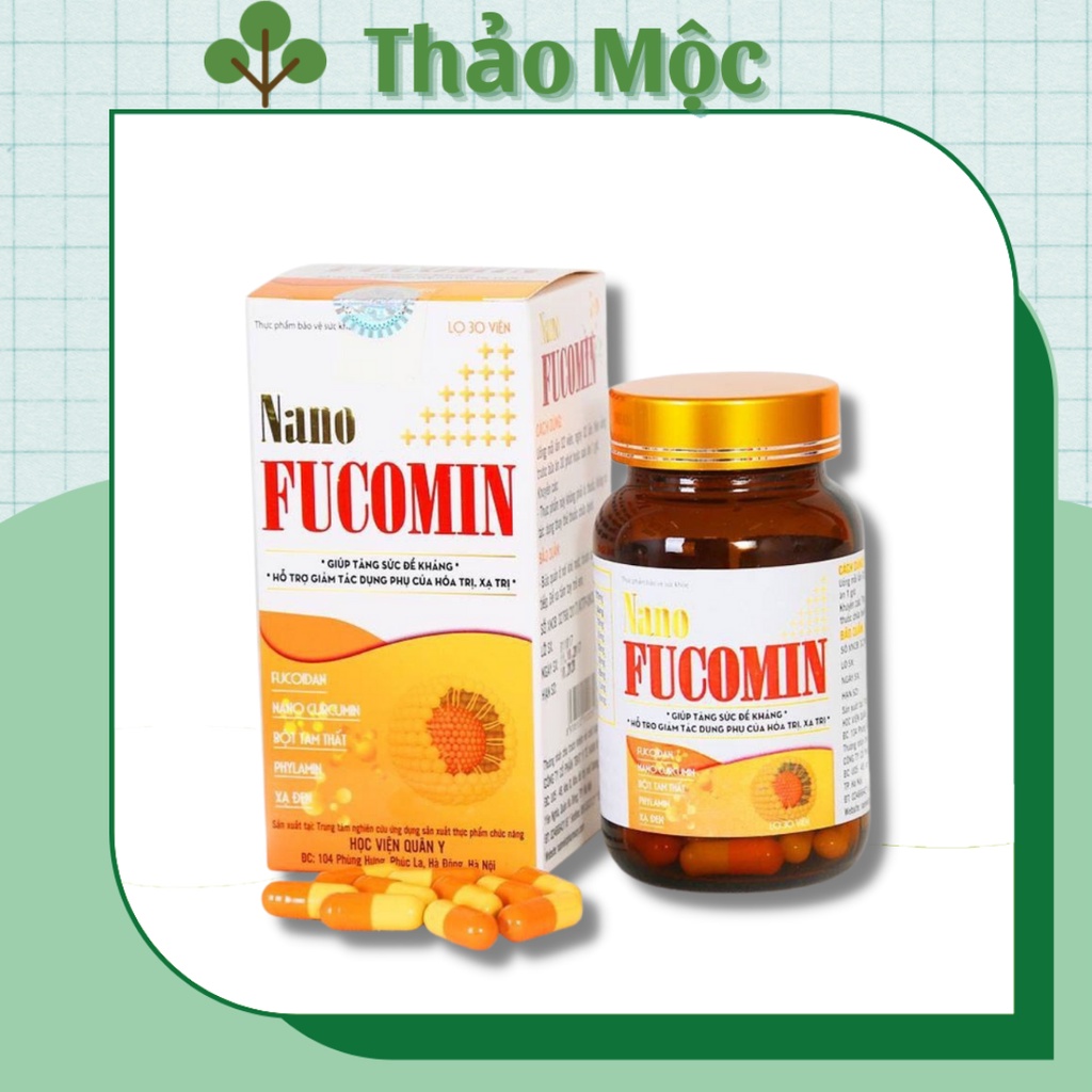 Nano Fucomin Học Viện Quân Y- Hỗ Trợ Điều Trị Trị Xạ