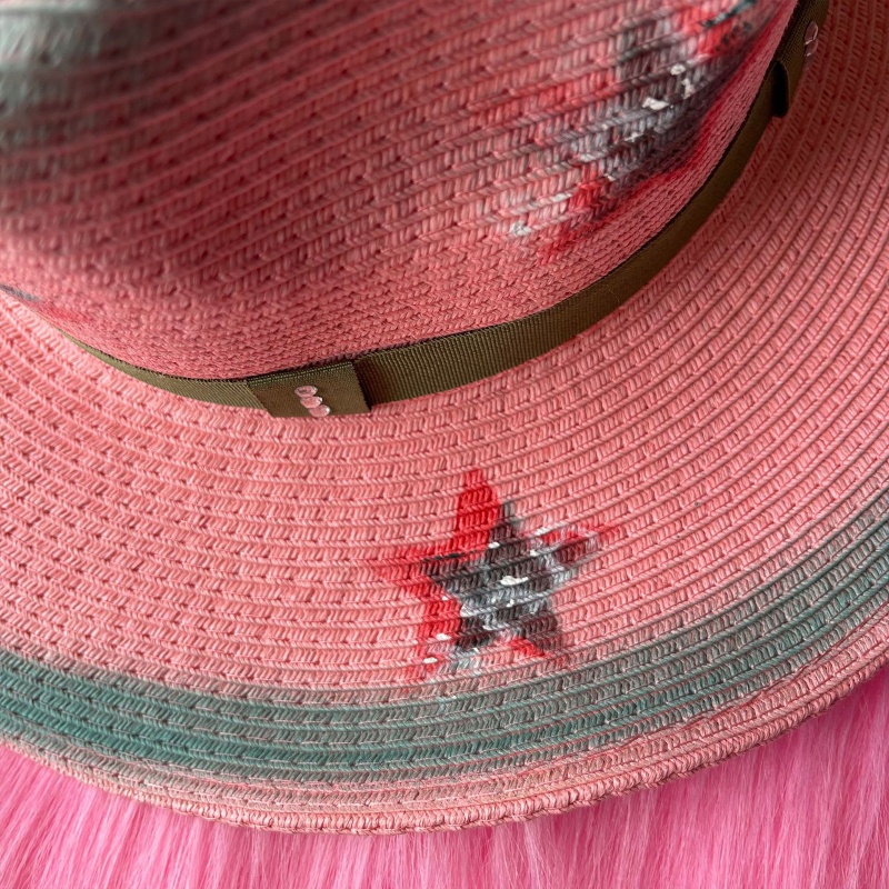 Mũ Cao Bồi Đan Lát Chống Nắng Phong Cách Cao Bồi Phương Tây Cho Nữ